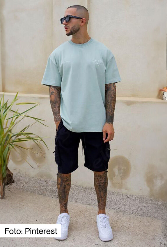 camiseta verde para hombre